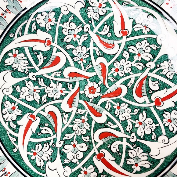 Susler Cini Turkish Hand Painted Plates - Picture 4 of 7